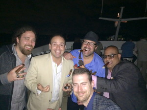 Hanging with Marvin Samuel et al